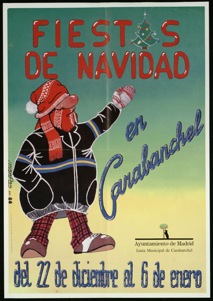 Miniatura de Fiestas de Navidad en Carabanchel. Del 22 de diciembre del 86 al 6 de enero del 87.