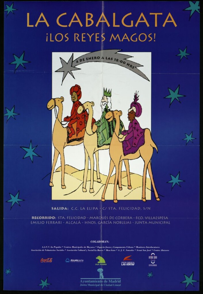 Miniatura de La Cabalgata. ¡Los Reyes Magos! 4 de enero a las 18:00 horas. (Recorrido)