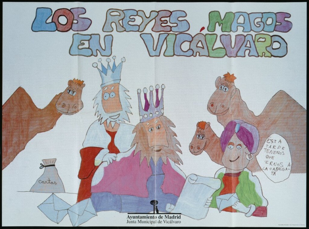 Miniatura de Los Reyes Magos en Vicálvaro.