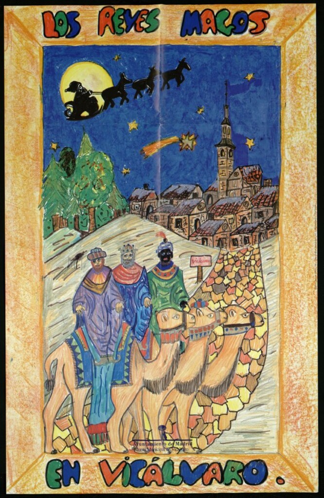 Miniatura de Los Reyes Magos en Vicálvaro.