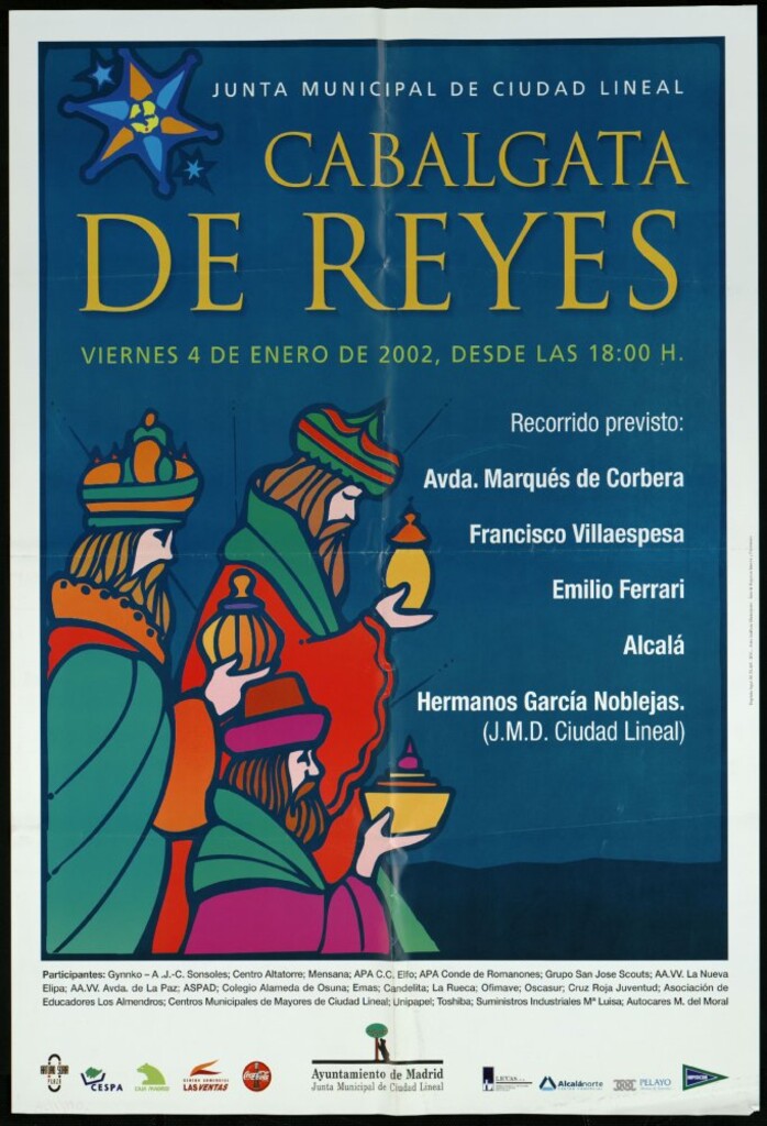 Miniatura de Cabalgata de Reyes. Viernes 4 de enero de 2000, desde las 18:00 horas. (Recorrido)