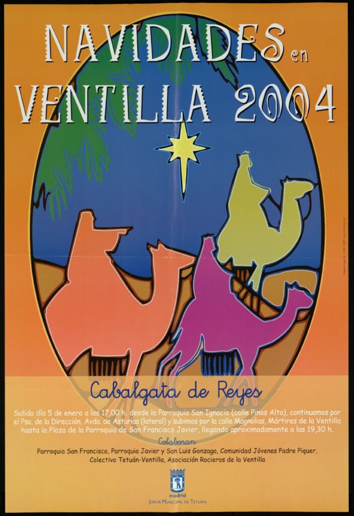 Miniatura de Navidades en Ventilla 2004. Cabalgata de Reyes. Salida día 5 de enero a las 17:00 horas.