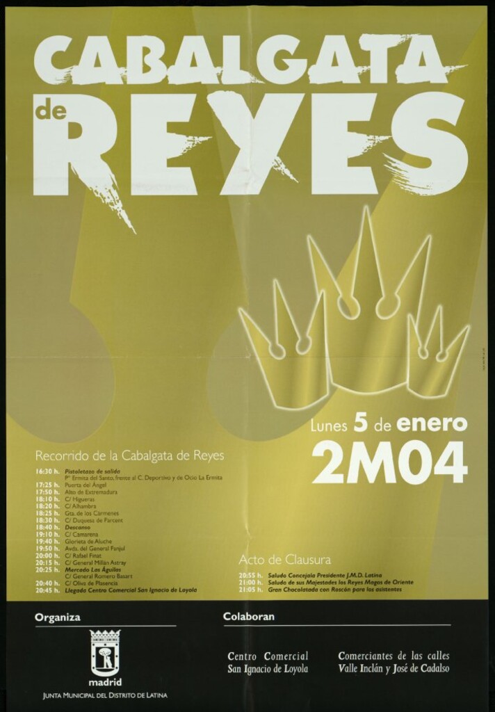 Miniatura de Cabalgata de Reyes. Lunes 5 de enero 2M04. (Recorrido)