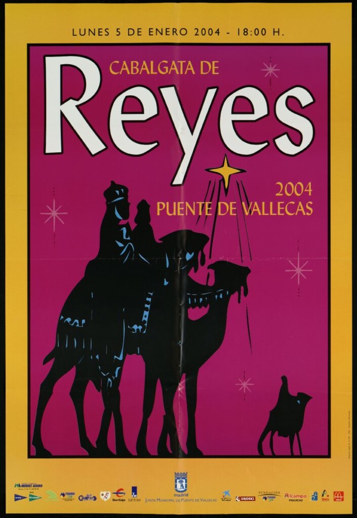 Miniatura de Cabalgata de Reyes. Puente de Vallecas. Lunes 5 de enero 2004-18:00 horas.