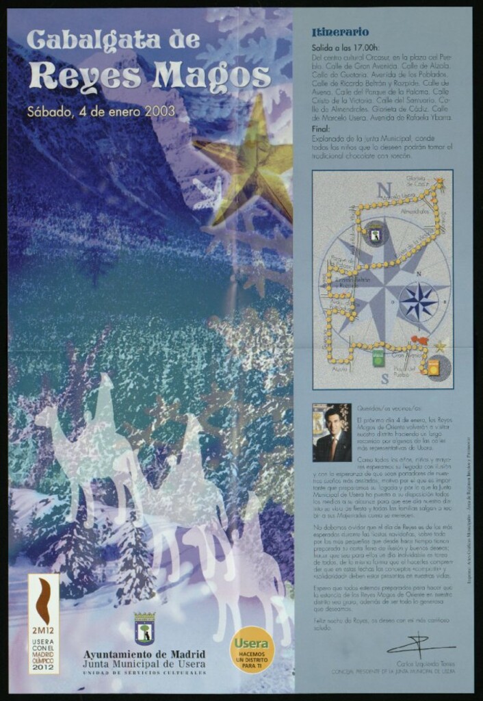 Miniatura de Cabalgata de Reyes Magos. Sábado 4 de enero 2003. (Recorrido)