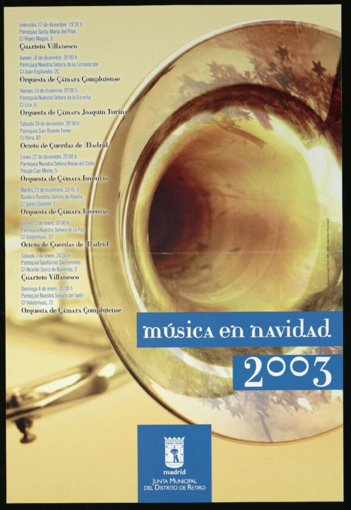 Miniatura de Música y Navidad. 2003. (Programa)