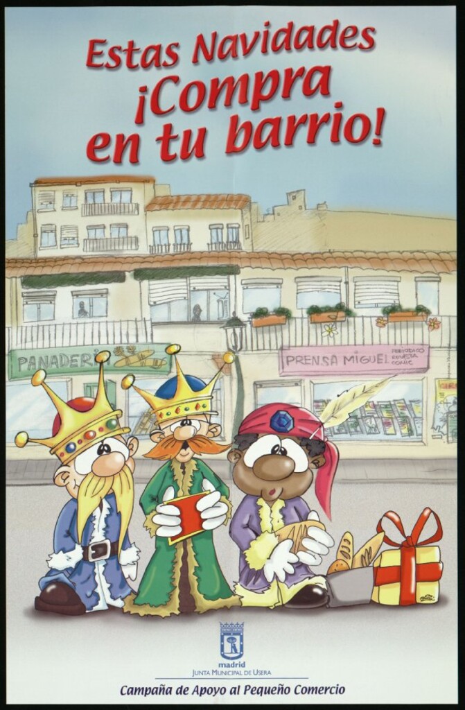 Miniatura de Estas navidades ¡Compra en tu barrio! Campaña de apoyo al pequeño comercio.