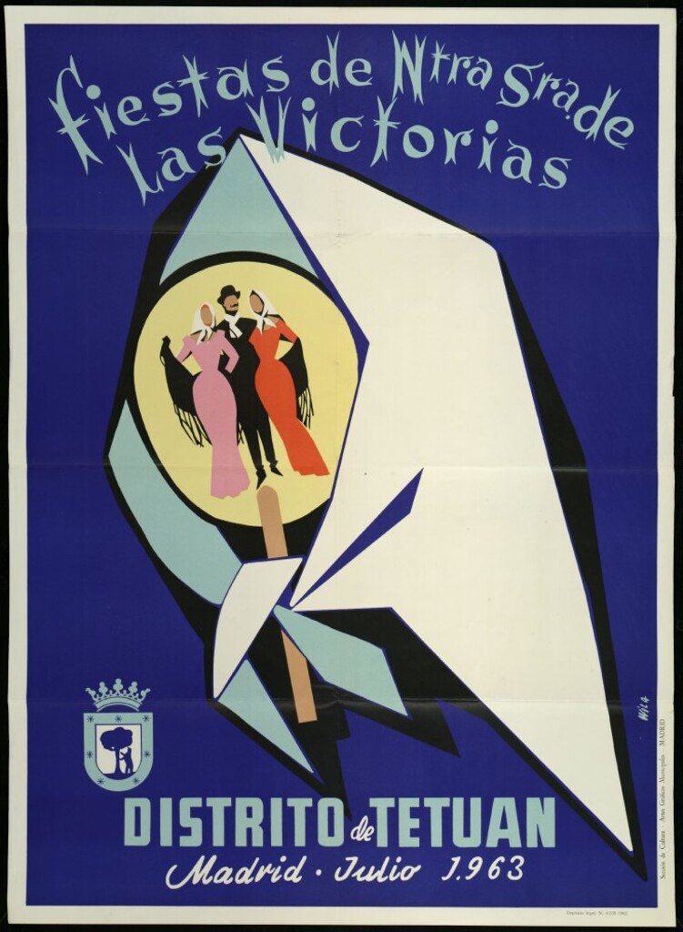 Miniatura de Fiestas de Nuestra Señora de las Victorias. Distrito de Tetuán. Julio 1963