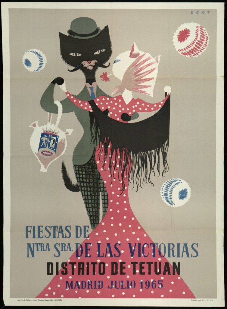 Miniatura de Fiestas de Ntra. Sra. De las Victorias. Distrito de Tetuán. Madrid. Julio 1965