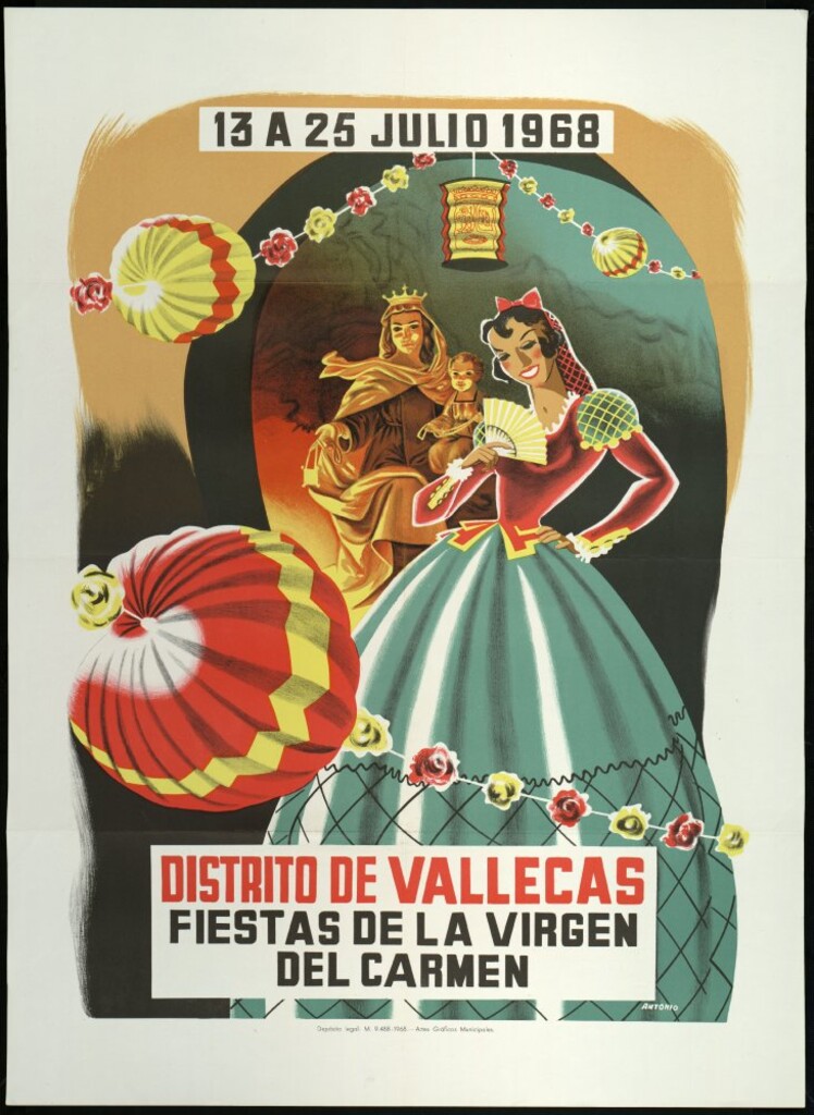 Miniatura de Fiestas de la Virgen del Carmen. Del 13 al 25 de julio de 1968