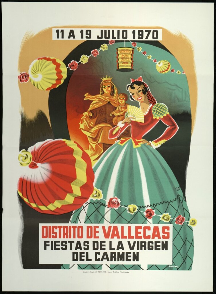 Miniatura de Fiestas de la Virgen del Carmen. Del 11 al 19 de julio de 1970