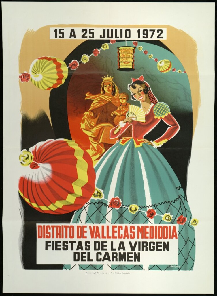 Miniatura de Fiestas de la Virgen del Carmen. Del 15 al 25 de julio de 1972