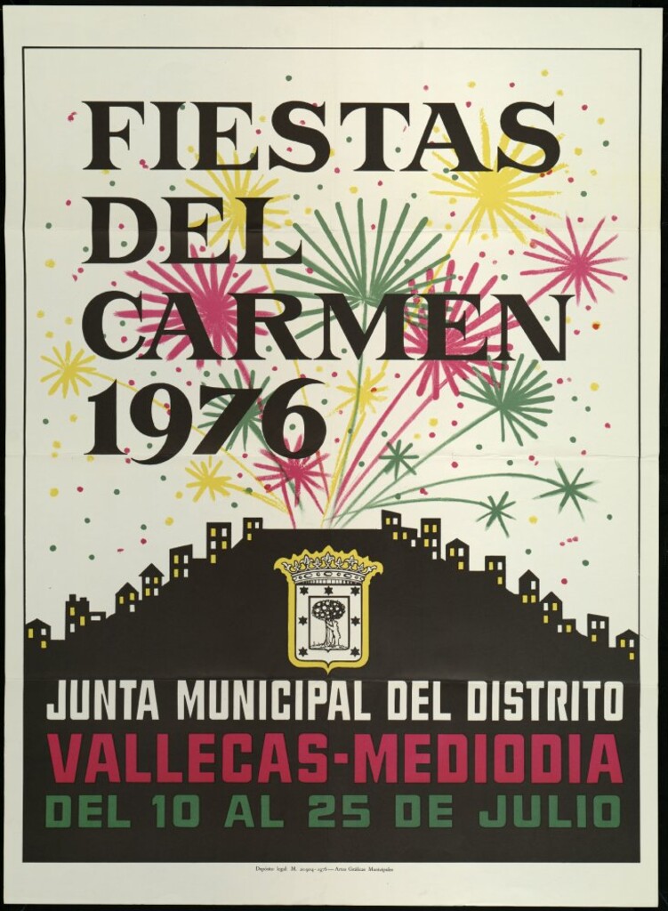 Miniatura de Fiestas del Carmen 1976. Del 12 al 25 de julio.