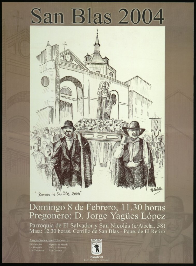 Miniatura de San Blas 2004. Domingo 8 de febrero, a las 11:30. Parroquia del Salvador y San Nicolás.