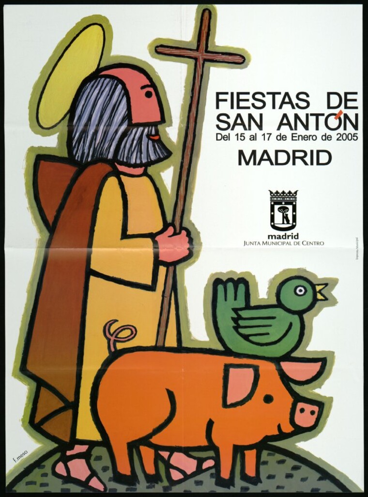 Miniatura de Fiestas de San Antón. Del 15 al 17 de enero 2005.  Madrid.