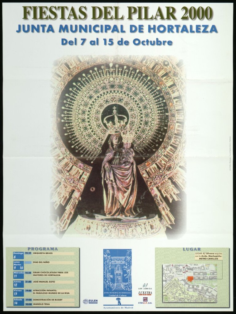 Miniatura de Fiestas del Pilar 2000. Del 7 al 15 de octubre. (Programa)