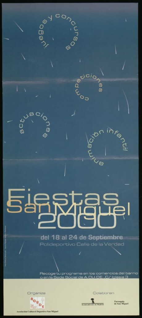 Miniatura de Fiesta San Miguel 2000. Del 18 al 24 de septiembre. Polideportivo Calle de la Verdad. (Programa)