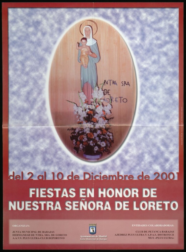 Miniatura de Fiestas en honor de nuestra Señora de Loreto. Del 2 al 10 de diciembre de 2001