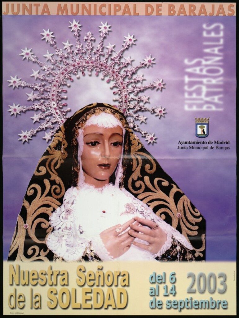 Miniatura de Fiestas patronales nuestra Señora de la Soledad. Del 6 al 14 septiembre 2003.