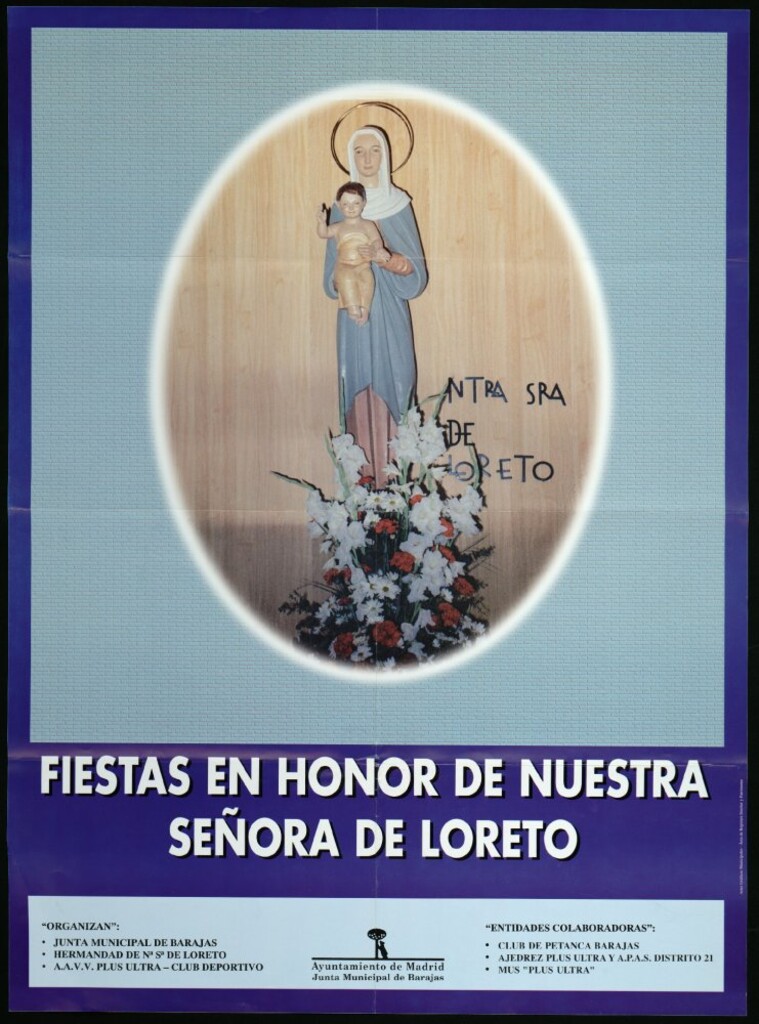 Miniatura de Fiestas en honor de nuestra Señora de Loreto.