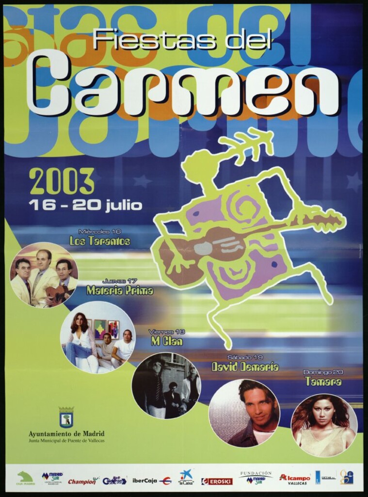 Miniatura de Fiestas del Carmen 2003. 16-20 julio.  (Programa)