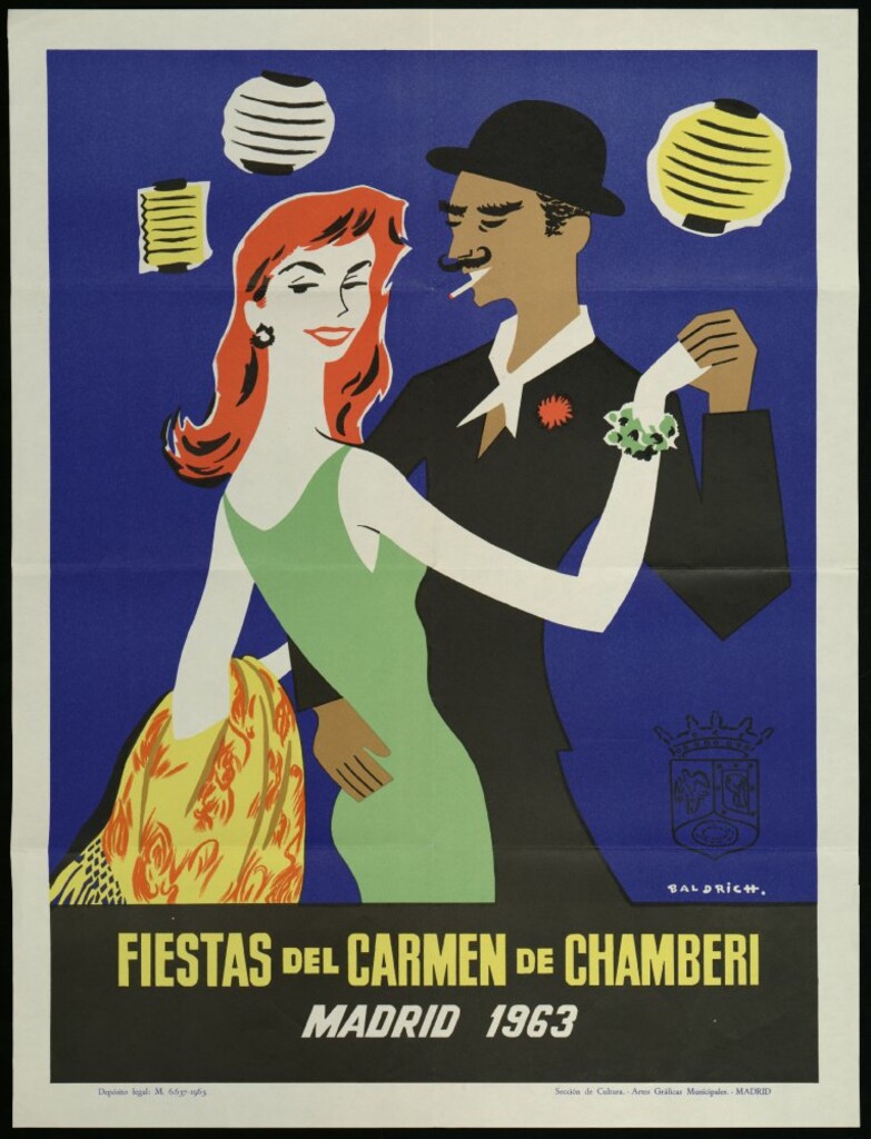 Miniatura de Fiestas del Carmen de Chamberí. Madrid 1963