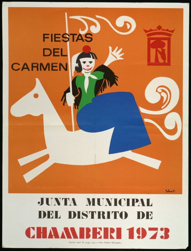 Miniatura de Fiestas del Carmen. Chamberí. 1973.