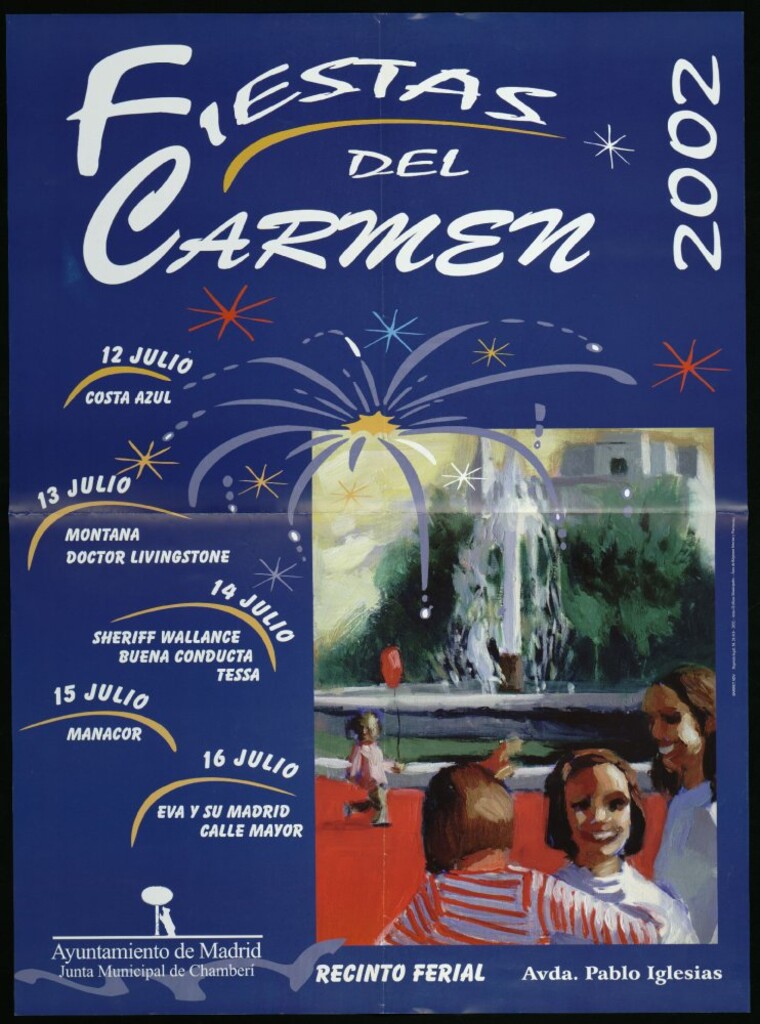 Miniatura de Fiestas del Carmen 2002. (Programa). Recinto ferial