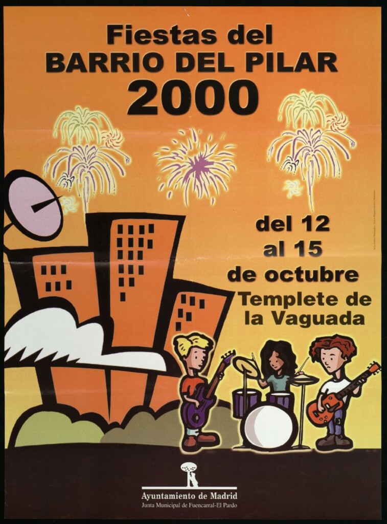 Miniatura de Fiestas del barrio del Pilar 2000. Del 12 al 15 de octubre. Templete de la Vaguada.