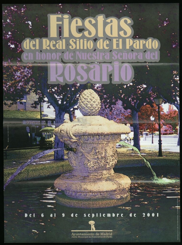 Miniatura de Fiestas del Real sitio del Pardo en honor de nuestra Señora del Rosario. Del 6 al 9 de septiembre de 2001