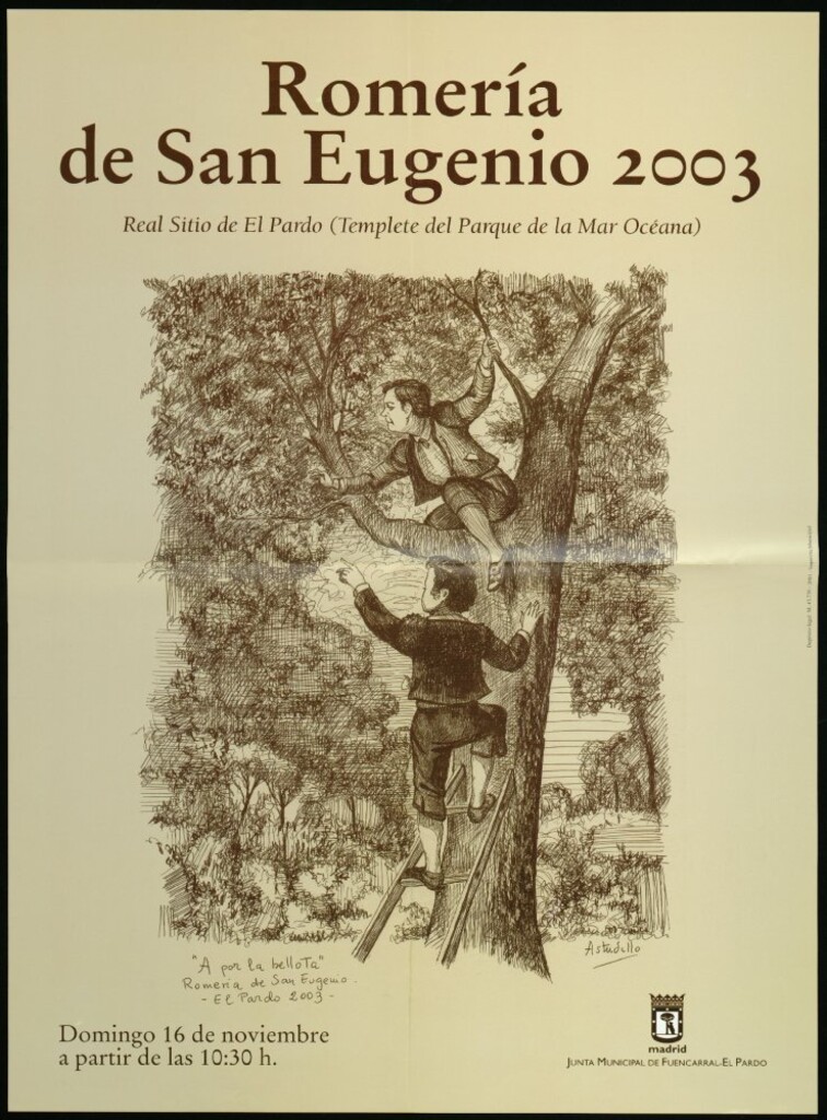 Miniatura de Romería de San Eugenio 2003. Domingo 16 de noviembre a partir de las 10:30. Real sitio de El Pardo. (Templete del parque de la Mar Océana)