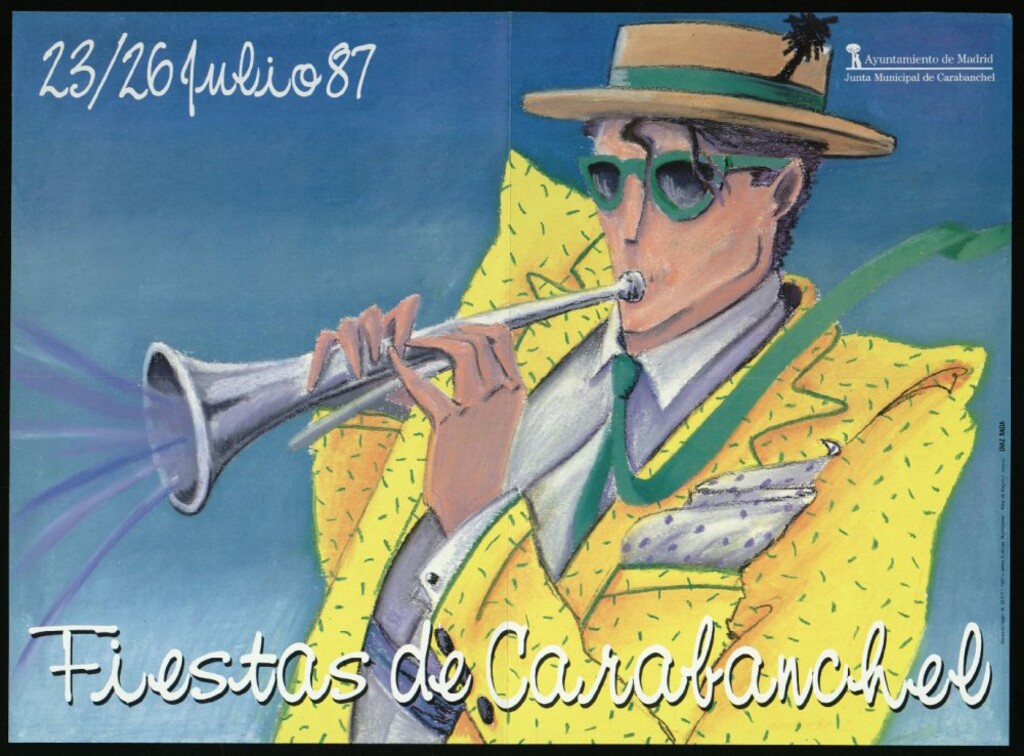 Miniatura de Fiestas de Carabanchel. 23-26 julio 87. (Programa en trasera)