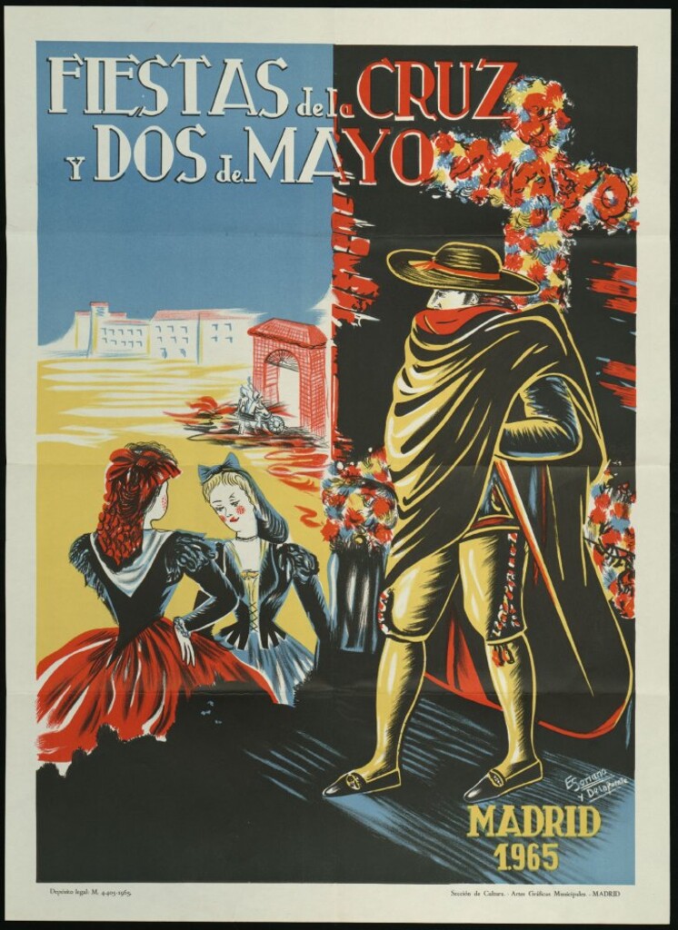 Miniatura de Fiestas de la Cruz y Dos de mayo. Madrid 1965