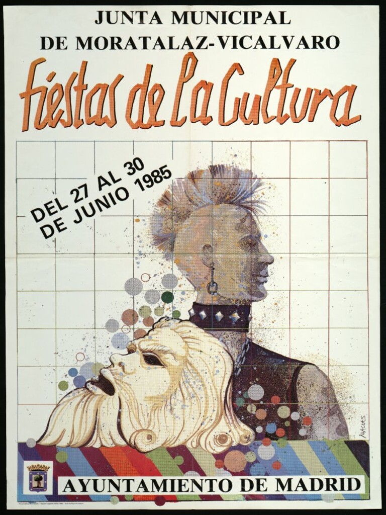Miniatura de Fiestas de la cultura. Junta municipal Moratalaz-Vicálvaro. Del 27 al 30 de junio de 1985.