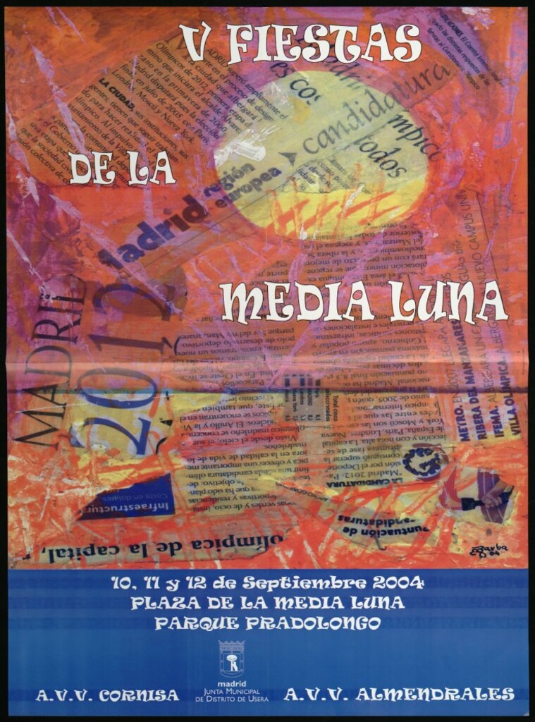 Miniatura de V Fiestas de la Media Luna. 10, 11 y 12 de septiembre 2004. Plaza de la Media Luna. Parque Pradolongo