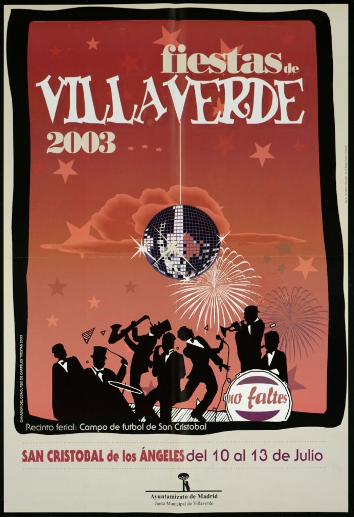 Miniatura de Fiestas de Villaverde 2003. San Cristobal de los Ángeles del 10 al 13 de junio. Recinto Ferial c/ Anoeta