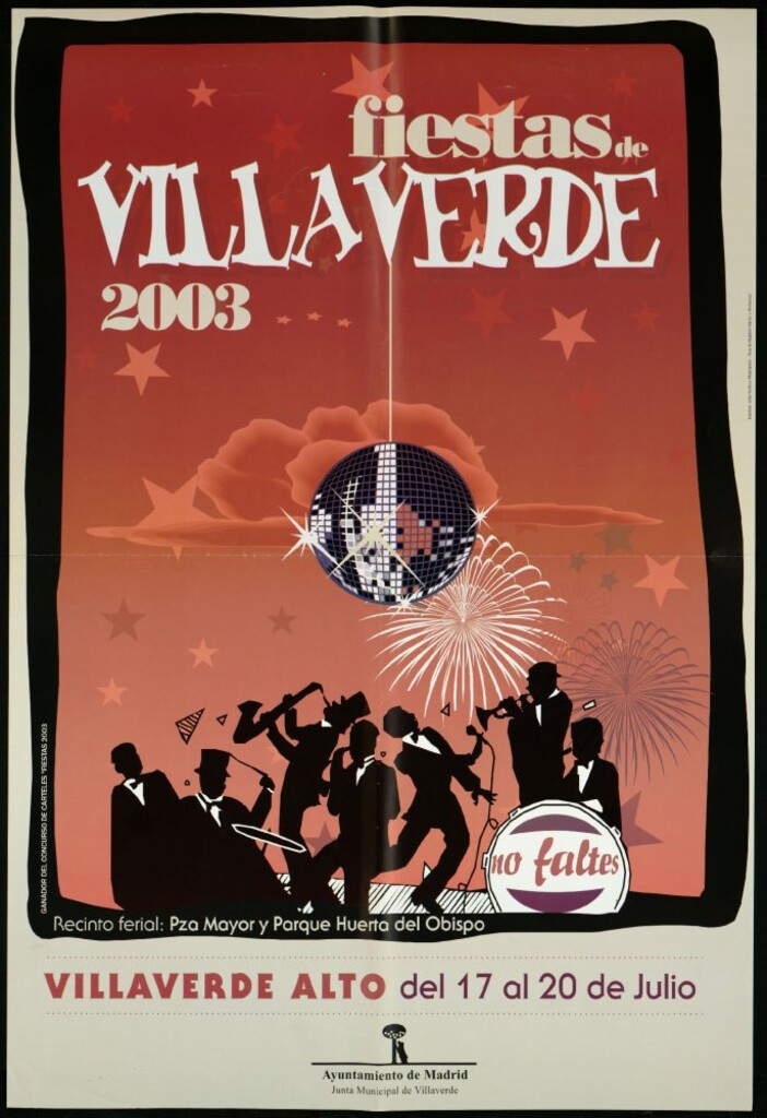 Miniatura de Fiestas de Villaverde 2003. Villaverde Alto del 17 al 20 de julio. Recinto Ferial Plaza Mayor y Parque Huerta del Obispo
