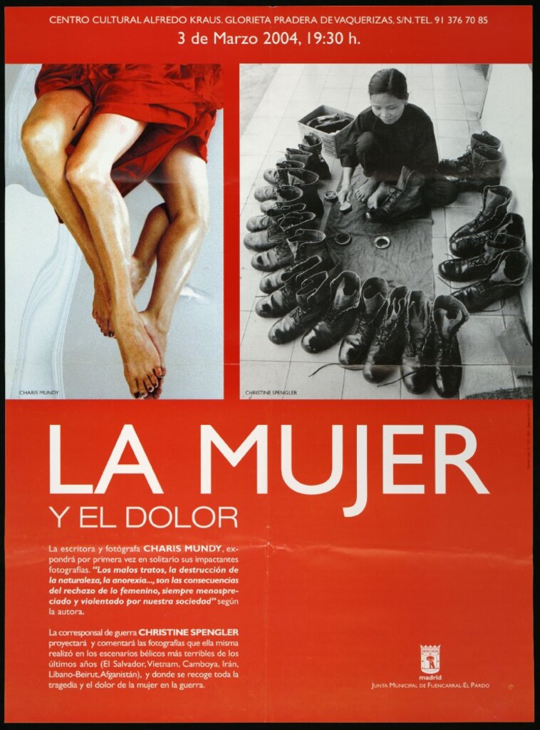Miniatura de La mujer y el dolor. 3 de marzo 2004 a las 19:30 horas. Centro cultural Alfredo Kraus