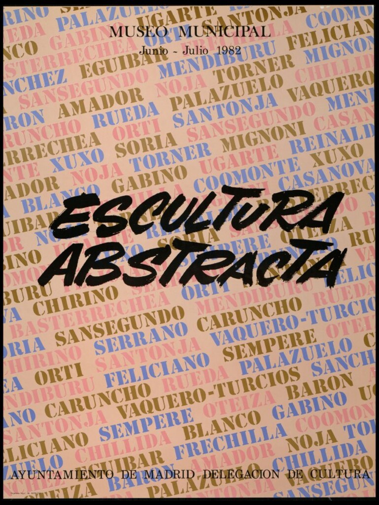 Miniatura de Escultura abstracta. Junio-julio 1982