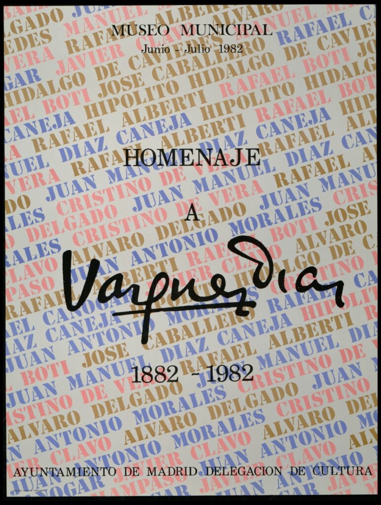 Miniatura de Homenaje a Vázquez Díaz (1882-1982). Junio-julio 1982