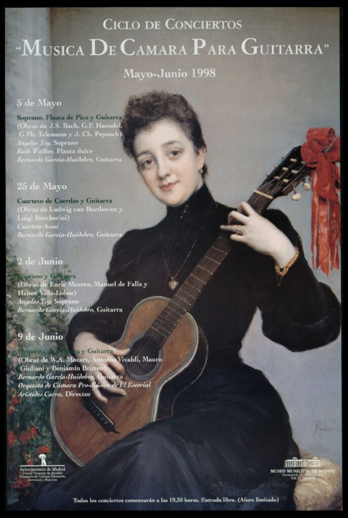 Miniatura de Ciclo de conciertos. «Música de cámara para guitarra». Mayo-junio 1998. (Programa)