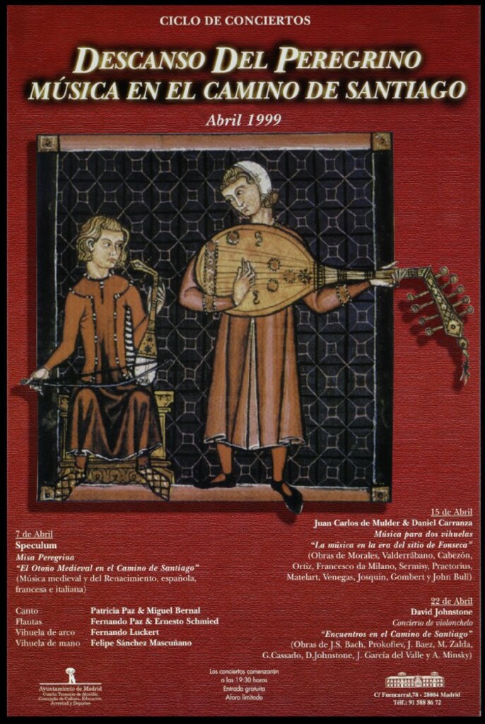 Miniatura de Ciclo de conciertos. Descanso del peregrino. Música en el camino de Santiago. Abril 1999. (Programa)