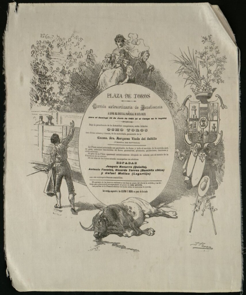 Miniatura de Corrida de toros celebrada el día 22 de junio de 1902