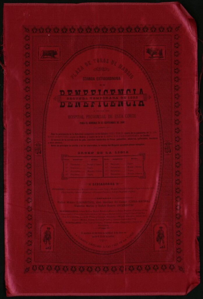 Miniatura de Corrida de toros celebrada el día 30 de septiembre de 1888