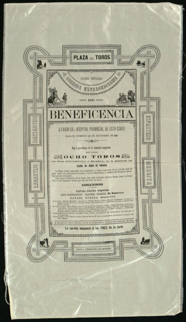 Miniatura de Corrida de toros celebrada el día 27 de septiembre de 1891