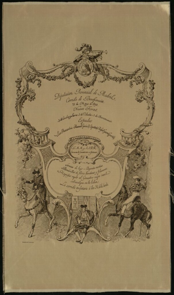 Miniatura de Corrida de toros celebrada el día 21 de mayo de 1893