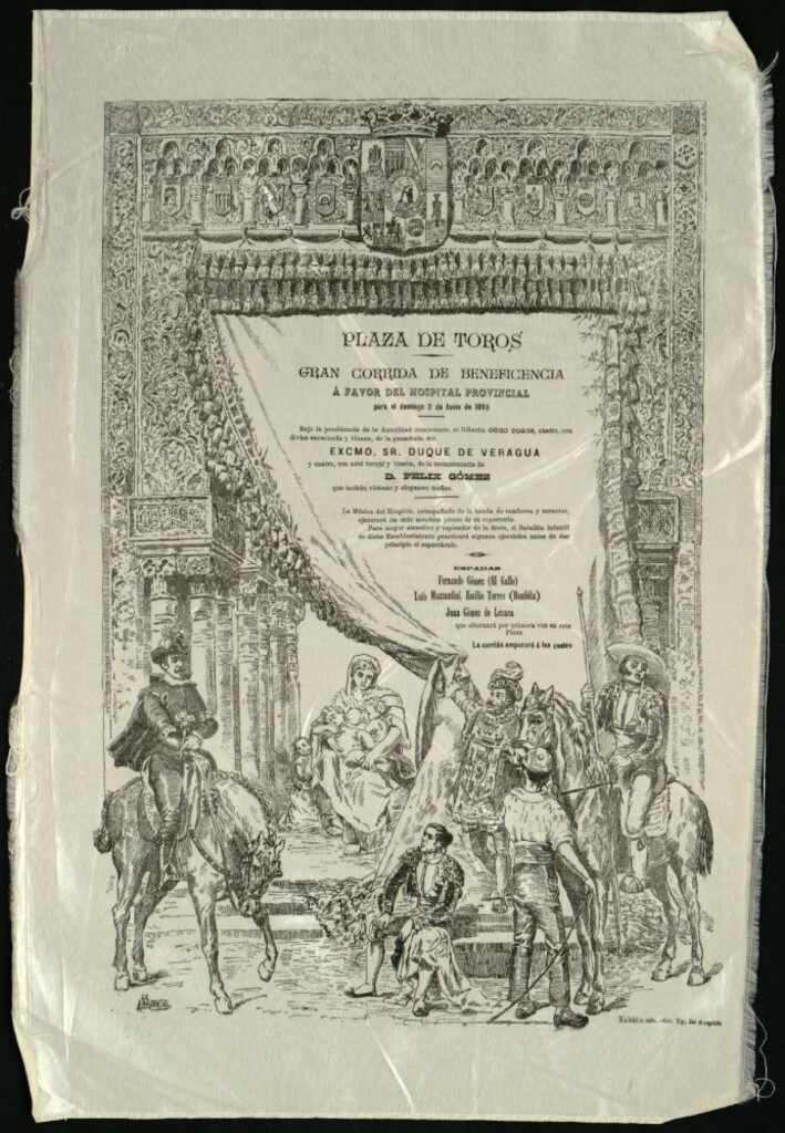 Miniatura de Corrida de toros celebrada el día 2 de junio de 1895