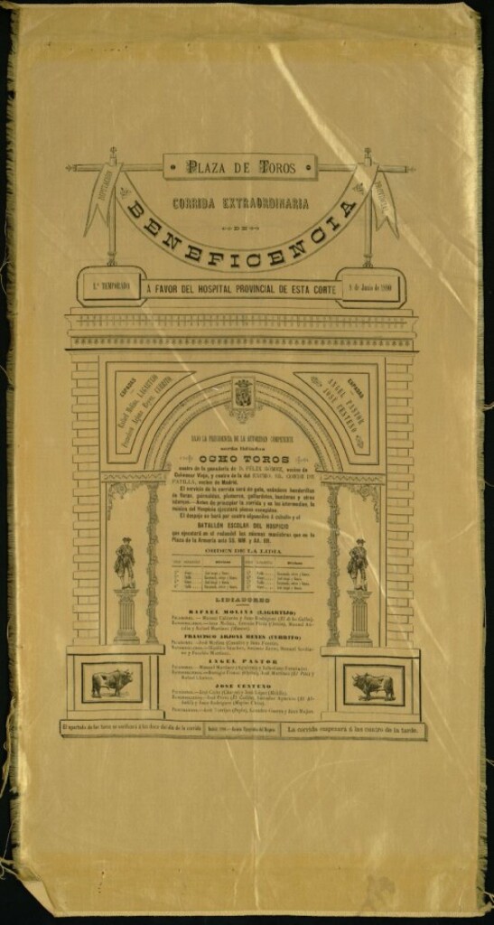 Miniatura de Corrida de toros celebrada el día 8 de junio de 1890