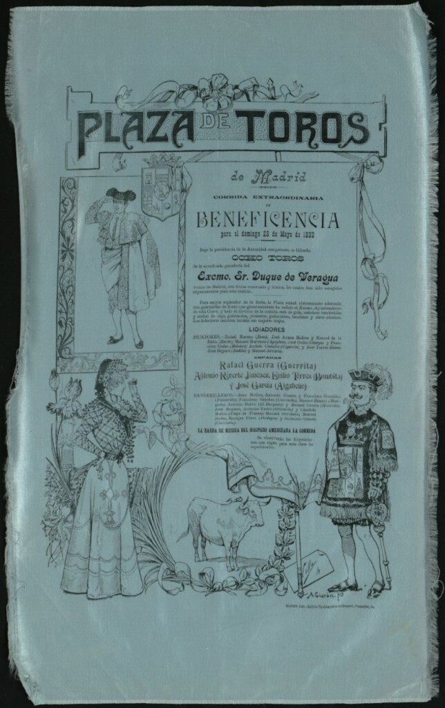 Miniatura de Corrida de toros celebrada el día 28 de mayo de 1899