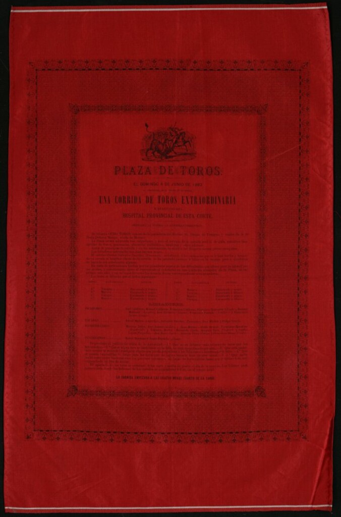 Miniatura de Corrida de toros celebrada el día 4 de junio de 1882